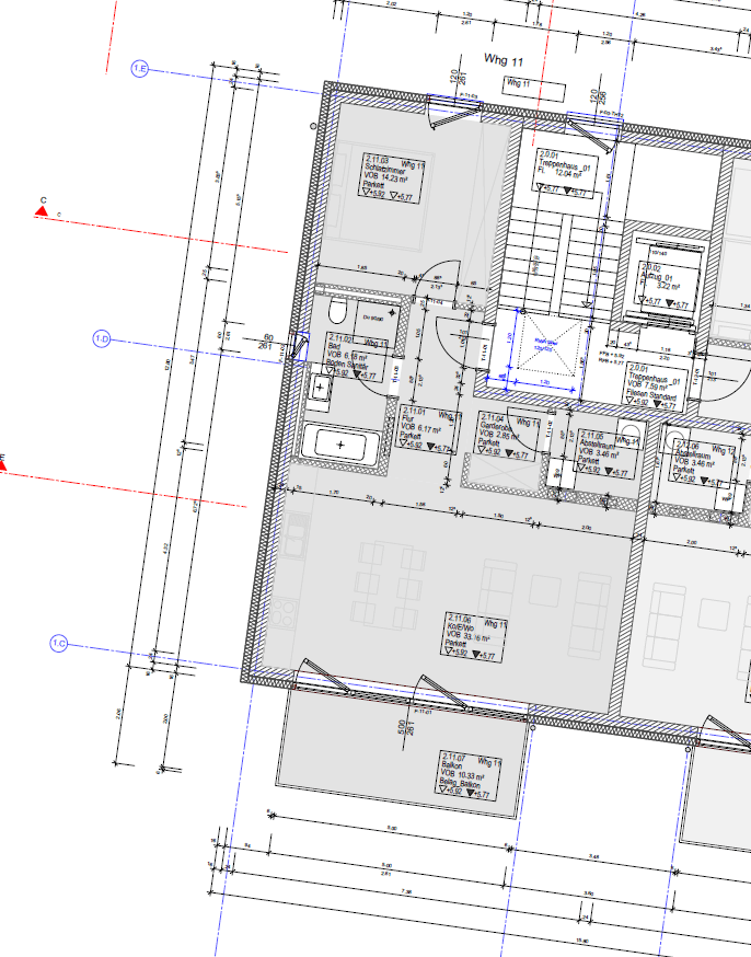 Grundriss WE11